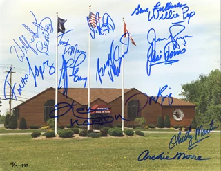 Boxing Hall of Fame autograph