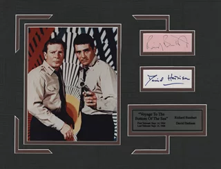 Voyage to the Bottom of the Sea autograph