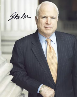 John McCain autograph