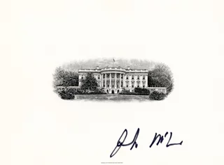 John McCain autograph