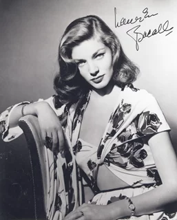 Lauren Bacall autograph