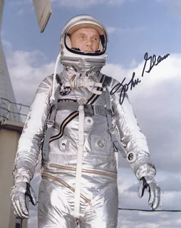 John Glenn autograph