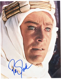 Peter O'Toole autograph