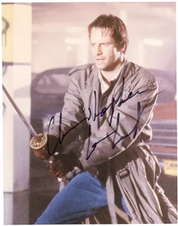 Christopher Lambert autograph