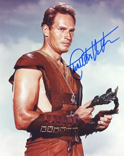 Charlton Heston autograph