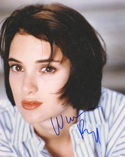 Winona Ryder autograph