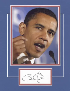Barack Obama autograph