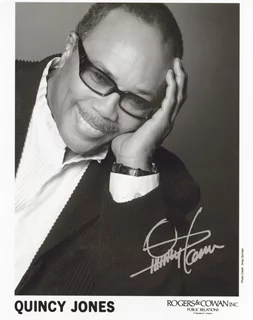 Quincy Jones autograph