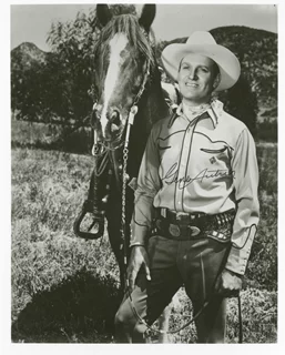 Gene Autry autograph
