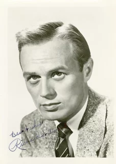 Richard Widmark autograph