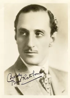 Basil Rathbone autograph