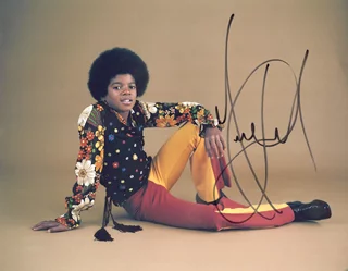 Michael Jackson autograph