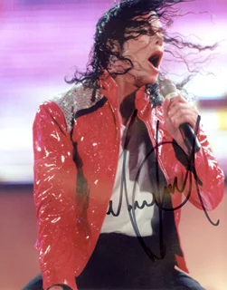 Michael Jackson autograph
