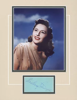 Barbara Stanwyck autograph