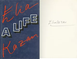 Elia Kazan autograph