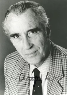 Christopher Lee autograph