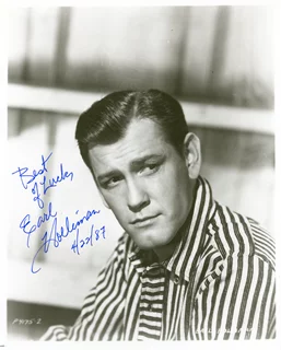 Earl Holliman autograph