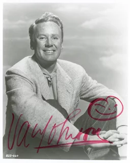 Van Johnson autograph