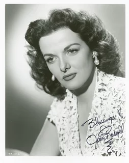 Jane Russell autograph