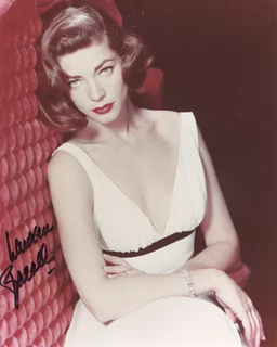 Lauren Bacall autograph
