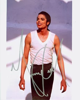 Michael Jackson autograph