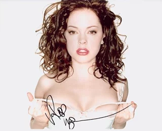 Rose McGowan autograph