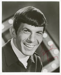 Leonard Nimoy autograph