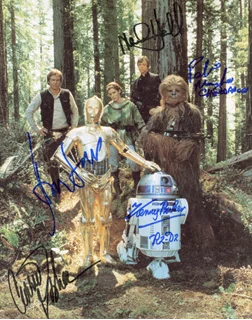 Return of the Jedi autograph