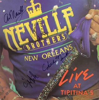 The Neville Brothers autograph