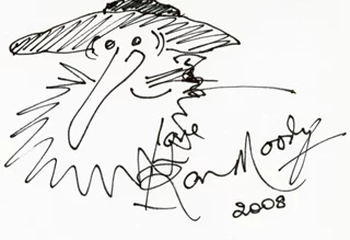 Ron Moody autograph