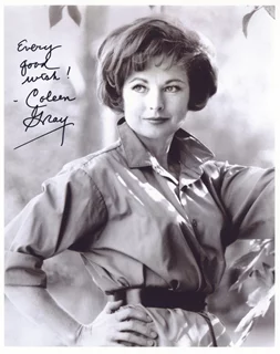 Coleen Gray autograph