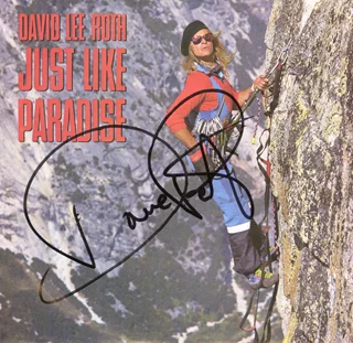 David Lee Roth autograph