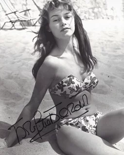 Brigitte Bardot autograph