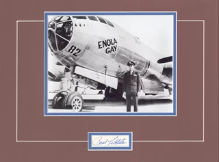 Paul Tibbets autograph