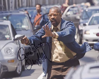 Denzel Washington autograph
