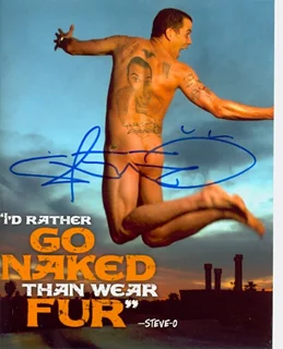 Steve O autograph
