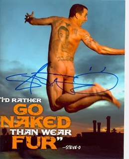 Steve O autograph