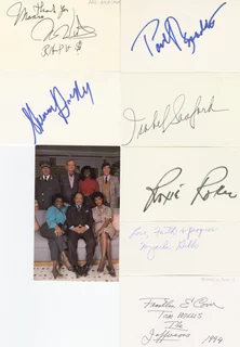 The Jeffersons autograph