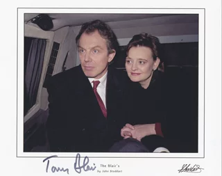 Tony Blair autograph
