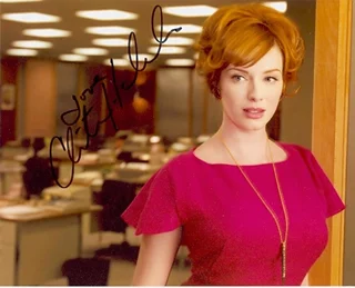 Christina Hendricks autograph