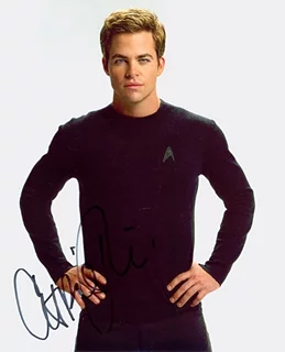 Chris Pine autograph