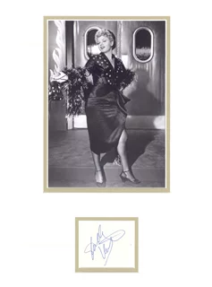 Shelley Winters autograph