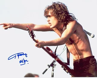 Angus Young autograph