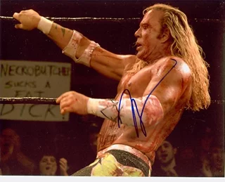 Mickey Rourke autograph
