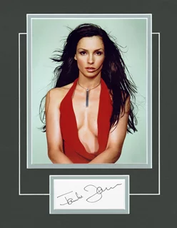 Famke Janssen autograph