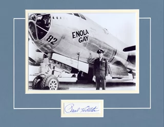 Paul Tibbets autograph