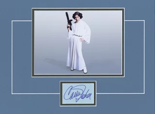 Carrie Fisher autograph