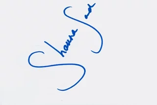 Shauna Sand autograph