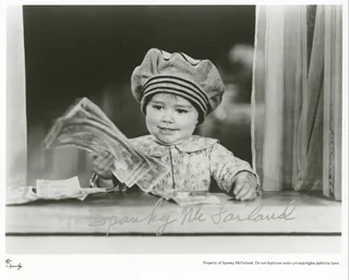 Spanky McFarland autograph