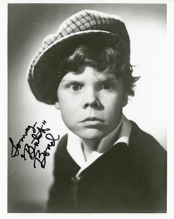 Tommy Bond autograph